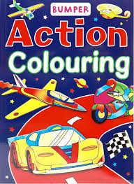 BUMPER ACTION COLOURING