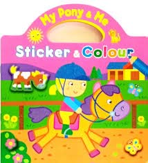 MY PONY AND ME STICKER AND COLOUR