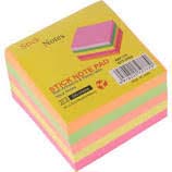 POST IT PAD 3x3 5 COL PACK 109