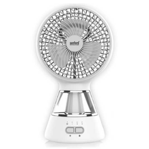 Sanford Rechargeable Table Fan with Light