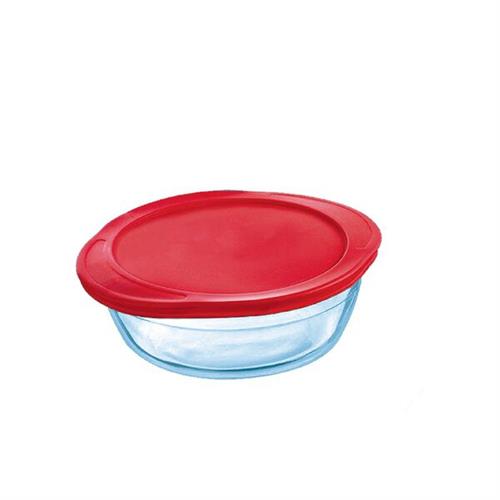 O'cuisine Round Dish with Plastic Lids 0.3 L