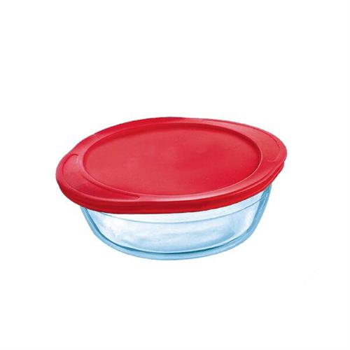O'cuisine Round Dish with Plastic Lids 1 L