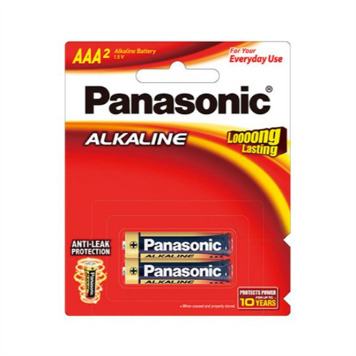 Panasonic Alkaline AAA Battery 2 PCS