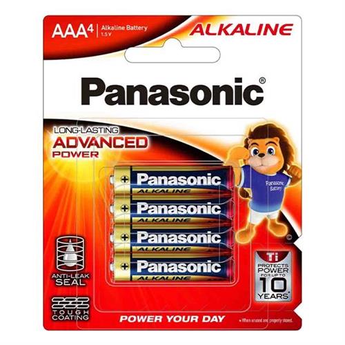 Panasonic Alkaline AAA Battery 4 PCS