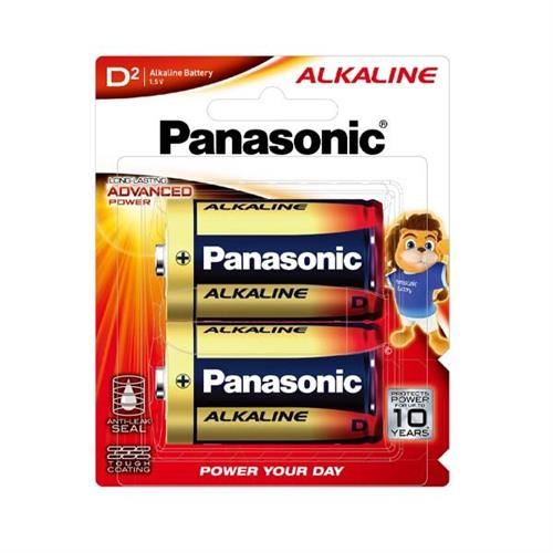 Panasonic Alkaline D-Size Battery 2 PCS