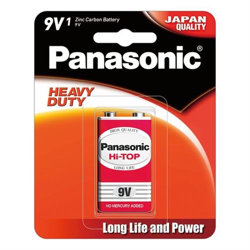 Panasonic Hi-Top Manganese 9V Battery 1PCS