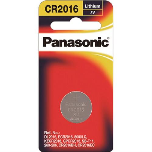 Panasonic Lithium Coin (CR-2016) Battery (3V)