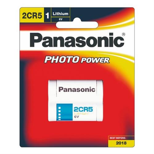 Panasonic Photo Lithium 6V (2CR-5W) Battery