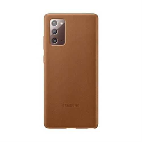 Samsung Note 20 Leather Cover - Brown