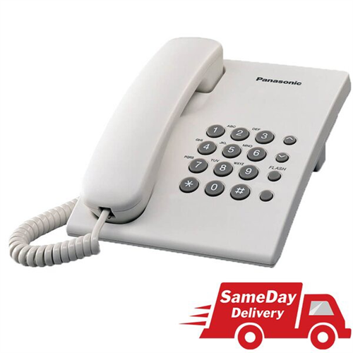 Panasonic Single Line Basic Telephone (White)