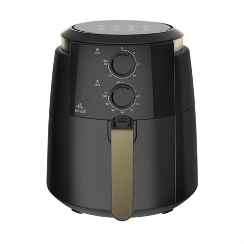 Evvoli Air Fryer - Black & Gold