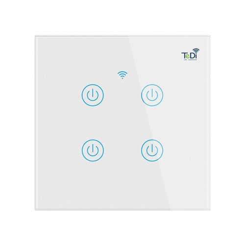 TeDiSmart 4 Gang Light Switch