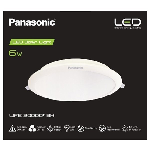 Panasonic 6W Panel Light CD Round