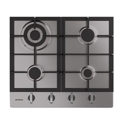 MODENA 4 burner Hob, SS, 60 CM, Cast iron