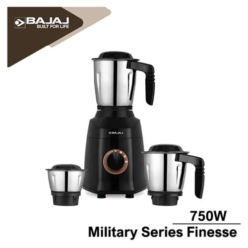 Bajaj Military Series 3 Jar 750W Mixer Grinder - FINESSE