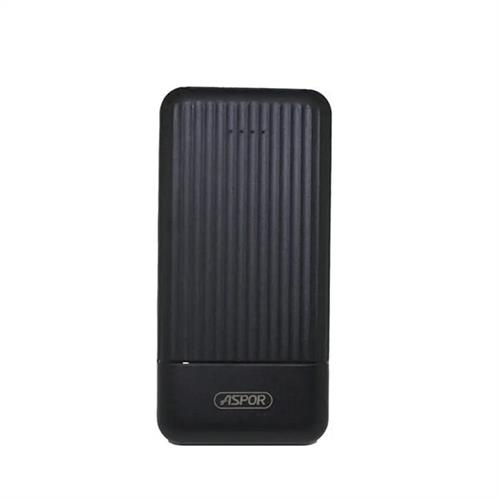 Aspor A323 10000 MAH Powerbank Black