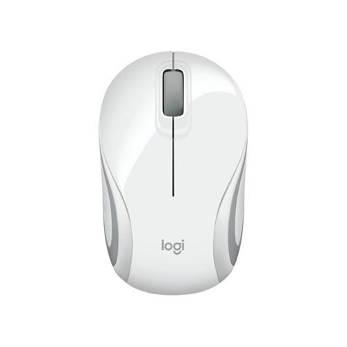 Logitech M187 Wireless Mini Mouse - White