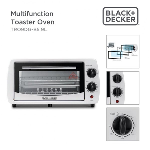 9L Toaster Oven with Double Glass