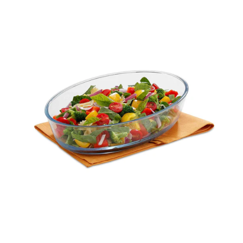 Borosilicate baking tray oval baking tray