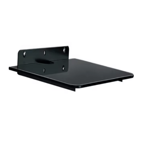 Tempered Glass Bracke Rack Wall Mount Loading Weight 10 KG Set Top Box Shelf