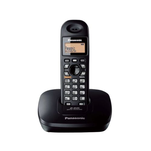 Panasonic Single Line 2.4 KX-TG3611SX Digital Cordless Landline Phone (White)