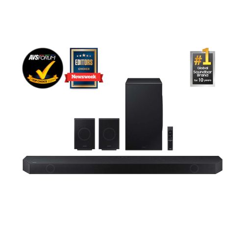 SAMSUNG Q-Series Soundbar HW-Q990D 11.1.4ch with Sub Woofer & Rear Speaker