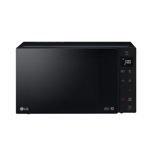 LG 25L Black Microwave with Oven & Grill, MH6535GIS