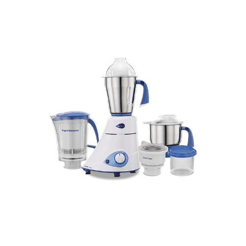 Preethi Blue Leaf Platinum Mixer Grinder 750 Watt Motor with 5 Jars