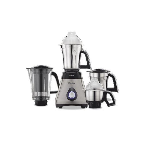 Preethi Steele Supreme Mixer Grinder 750 Watt with 4 Jars and Vega W5 Motor