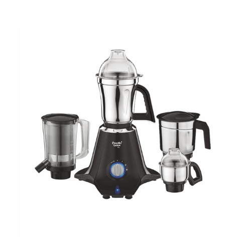 Preethi Taurus Plus 1000 Watts , 4 Jars with Super Extractor, (Black)