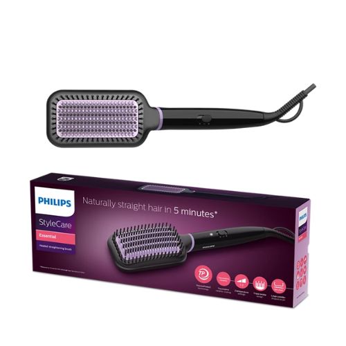 PHILIPS StyleCare Essential Heated straightening brush BHH880/03