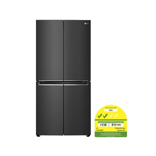 LG GF-B4532MC 464L Multi Door Refrigerator with Smart Inverter Linear Compressor in Matt Black
