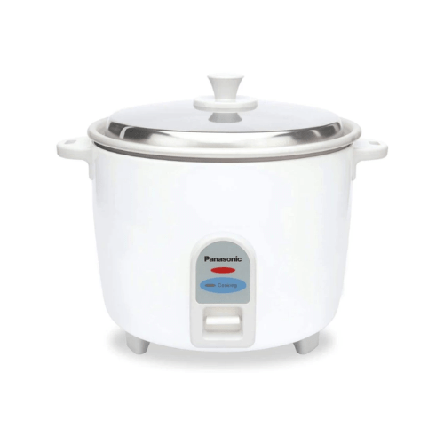 Panasonic SR-WA 18 (J) Anodized Aluminium Electric Rice Cooker (1.8 L, White)