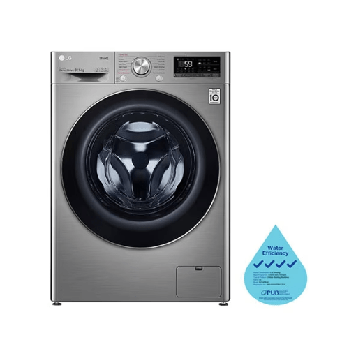 LG 8/6kg Front Load Washer Dryer FV1408H4V 8/6kg, AI DD