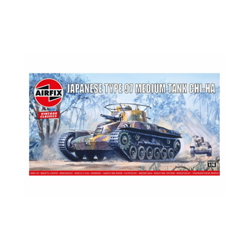 Airfix A01319V 1/76 Type 97 Chi Ha Japanese Tank