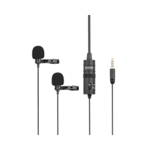 BOYA Dual Omni-directional Lavalier Mic