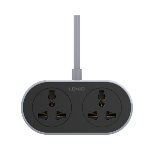LDNIO 2 AC Outlet Universal Extension Power Socket SC2018 10M