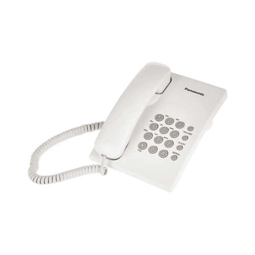 Panasonic Corded Telephone (White) KX-TS500MX