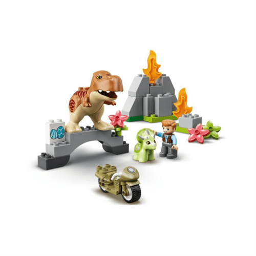 LEGO DUPLO T.rex and Triceratops Dinosaur Breakout 10939