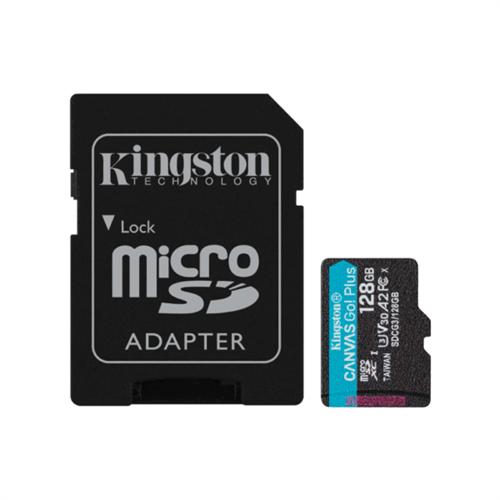 Kingston CANVAS Go Plus 128GB MicroSD Card 200MB/s