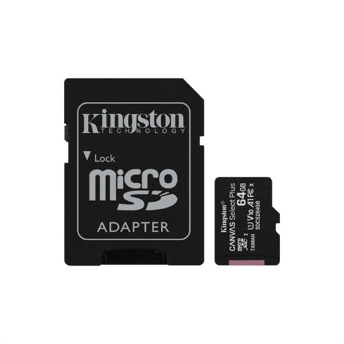 Kingston Canvas Select Plus microSD Memory Card 64GB