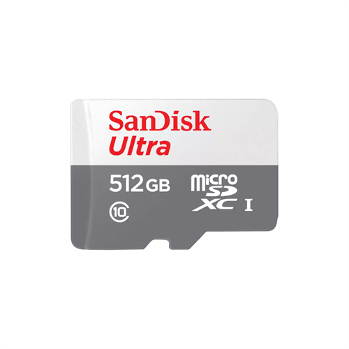 SanDisk Ultra microSD cards 100MB/s (White/ Gray) without adapter - 512GB