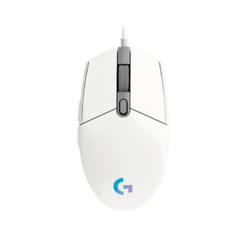 Logitech G102 LIGHTSYNC RGB 6 Button Gaming Mouse (White)