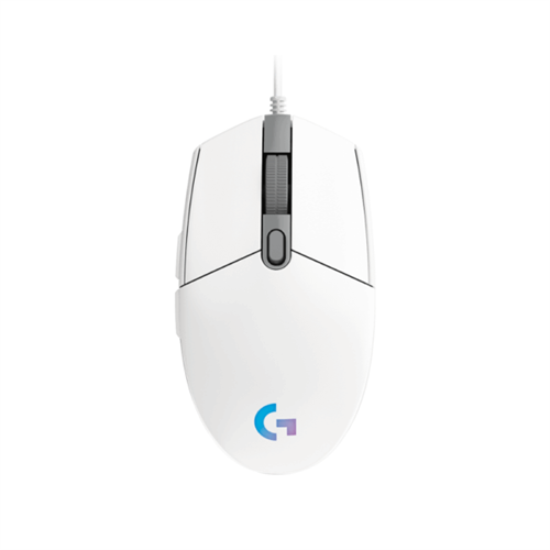 Logitech G203 LIGHTSYNC RGB 6 Button Gaming Mouse (White)