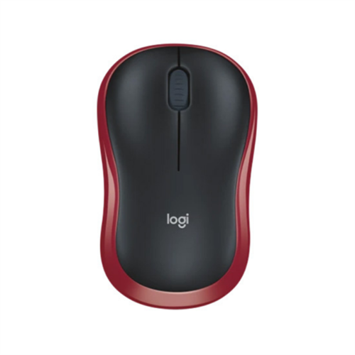 Logitech M185 Wireless Compact Mouse (Red)