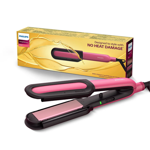 Philips Hair Straightener with NourishCare BHS522/00 (Pink)