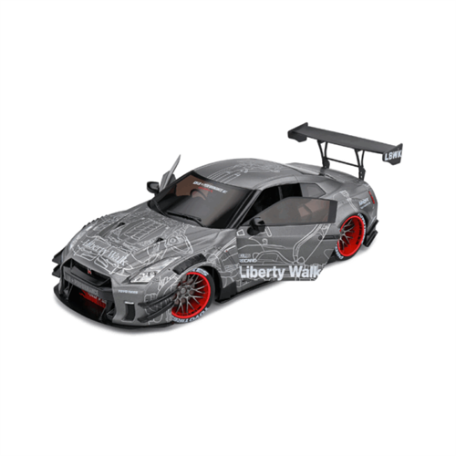 Solido 1:18 Nissan GT-R (R35) W/ Liberty Walk Body Kit 2.0 (Catalogue Design) 2020