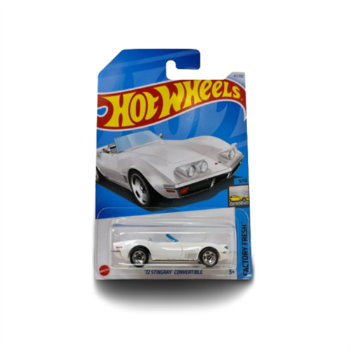 Hot Wheels '72 Stingray Convertible (White)