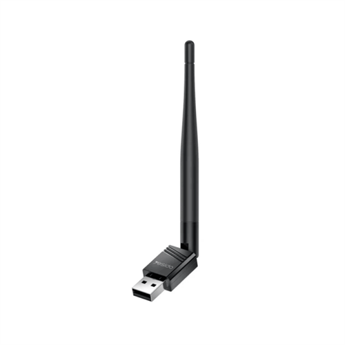 YESIDO WP11 150Mbps High Speed WiFi4 Wireless Dongle USB Adapter with External Antenna