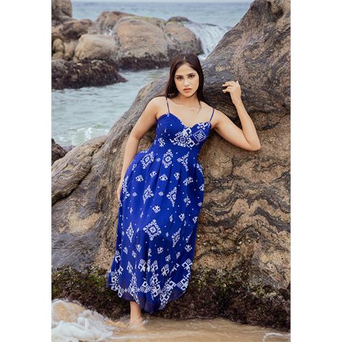 SARENDA BLUE DRESS